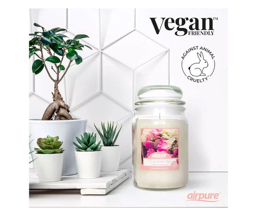 Airpure Sicily Sweet Pea Scented Jar Candle - 510gm