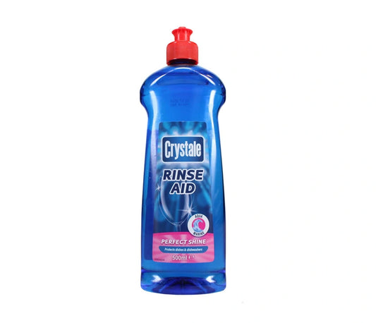 Crystale Total Action Dishwasher Rinse Aid, Streak Free Formula, 500 ml
