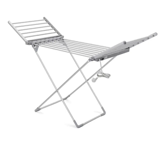 Heated Drying Rack With Adjustable Wings- 20 Heated Bars, Ideal For Indoor & Outdoor Use-Houszy®