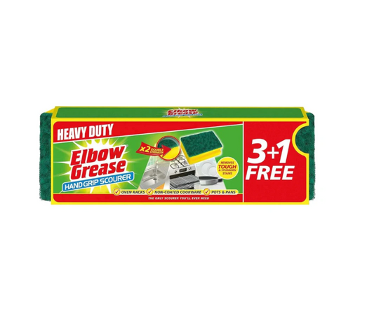 Elbow Grease Handgrip Scourers - 4 Pack