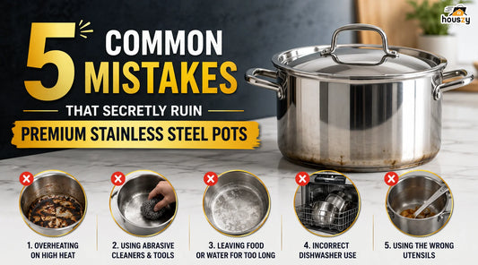 5 Common Mistakes That Secretly Ruin Premium Stainless Steel Pots