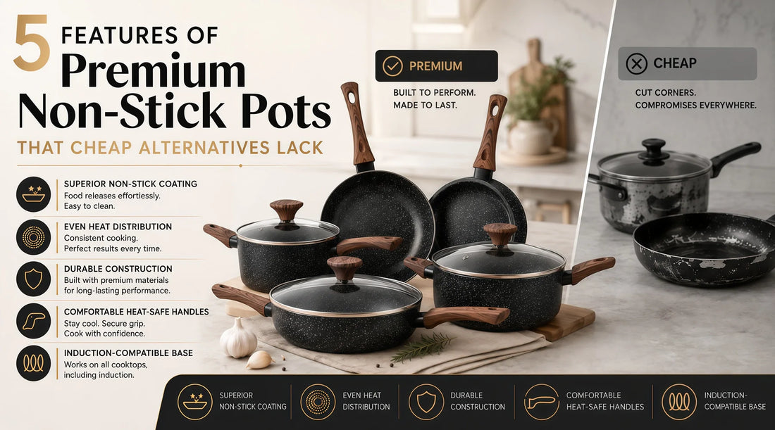5 Features of Premium Non-Stick Pots That Cheap Alternatives Lack