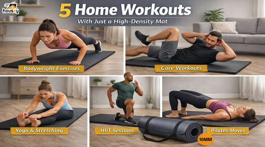 5 Home Workouts That Require Nothing But a High-Density Mat