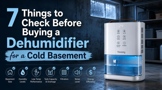 7 Things to Check Before Buying a Dehumidifier for a Cold Basement