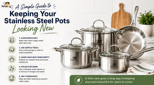 A Simple Guide to Keeping Your Stainless Steel Pots Looking New
