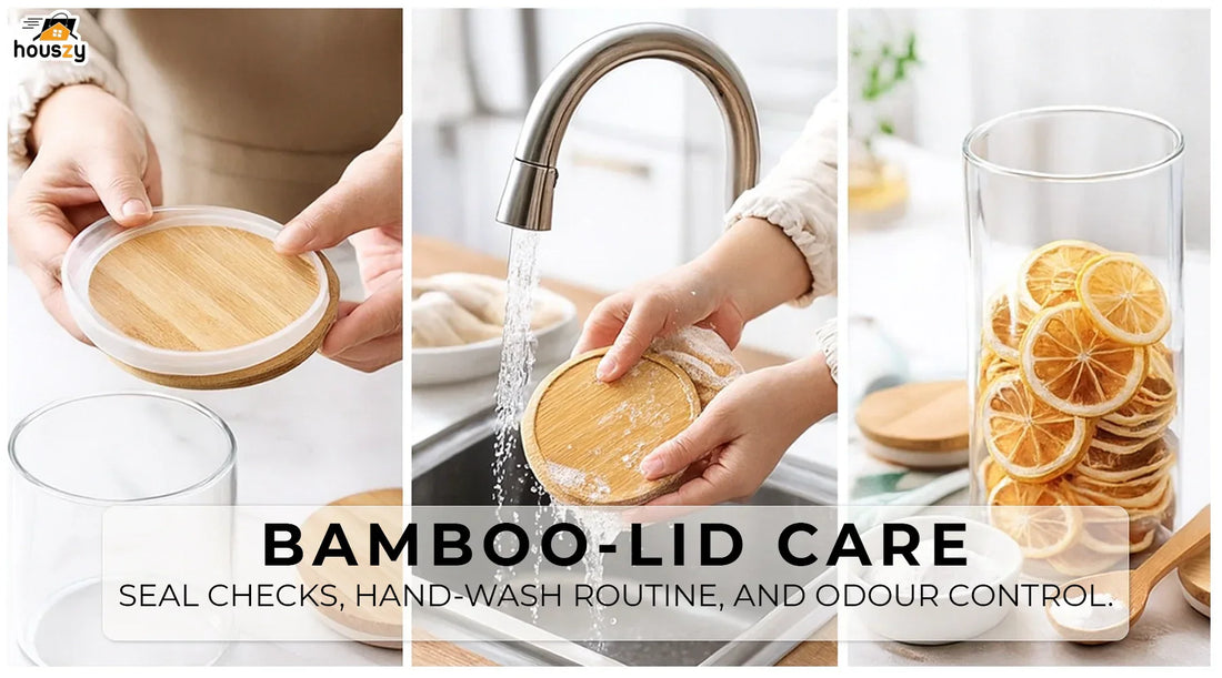 Bamboo-Lid Care: Seal Checks, Hand-Wash Routine, and Odour Control