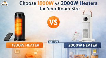 Choose 1800W vs 2000W Heaters for Your Room Size