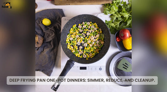 Deep-Frying Pan One‑Pot Dinners: Simmer, Reduce, and Clean Up