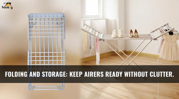 Folding and Storage: Keep Heated Clothes Airers Ready Without Clutter