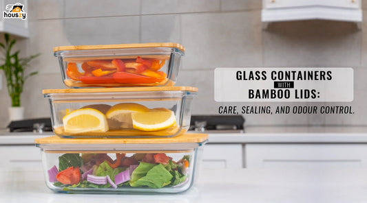 Glass Containers With Bamboo Lids: Care, Sealing, and Odour Control