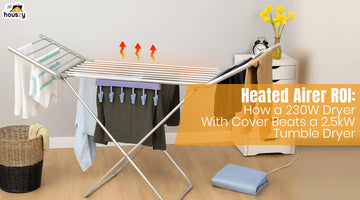Heated Airer ROI: How a 230W Dryer With Cover Beats a 2.5kW Tumble Dryer