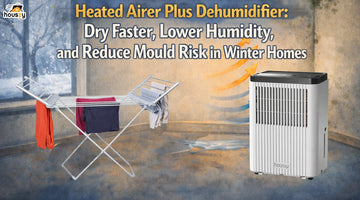 Heated Airer Plus Dehumidifier: Dry Faster, Lower Humidity, Reduce Mould Risk in Winter Homes