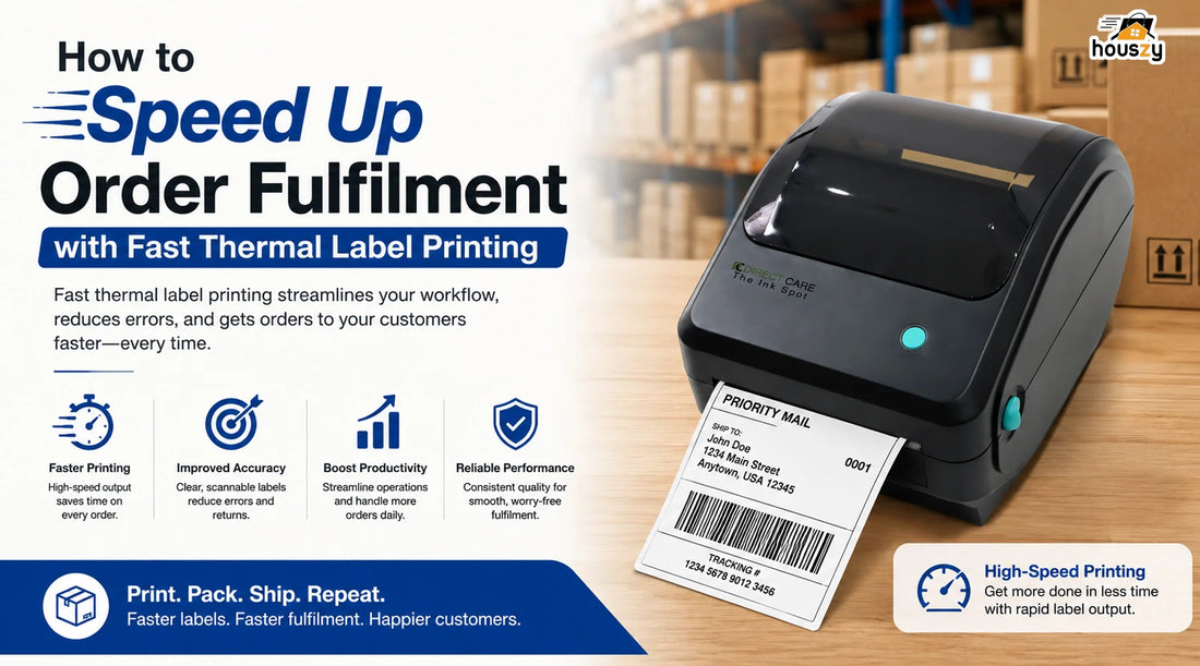 How to Speed Up Order Fulfilment with Fast Thermal Label Printing