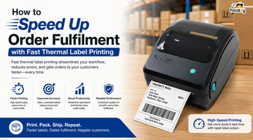 How to Speed Up Order Fulfilment with Fast Thermal Label Printing