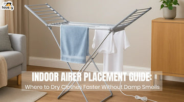 Indoor Airer Placement Guide: Where to Dry Clothes Faster Without Damp Smells