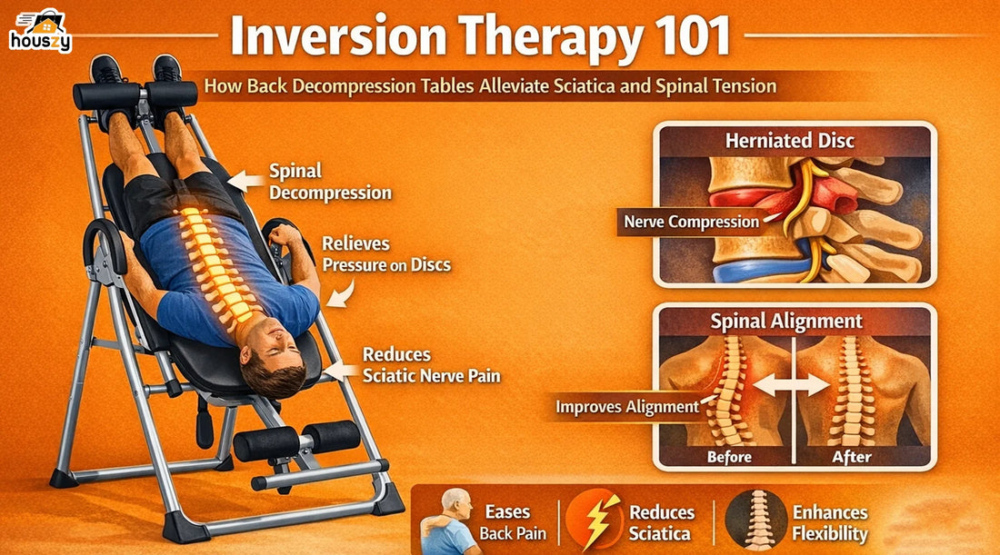 Inversion Therapy 101: How Back Decompression Tables Alleviate Sciatica and Spinal Tension
