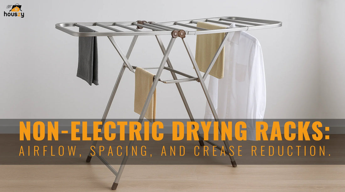 Non‑Electric Drying Racks: Airflow, Spacing, And Crease Reduction