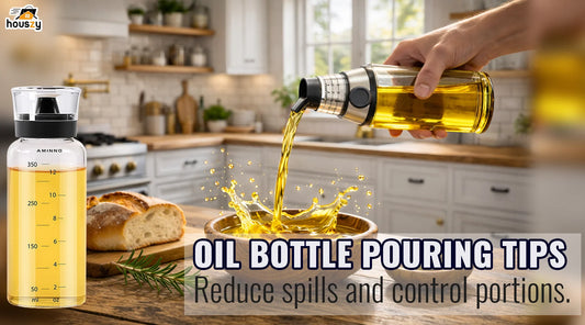 Oil Bottle Pouring Tips: Reduce Spills and Control Portions