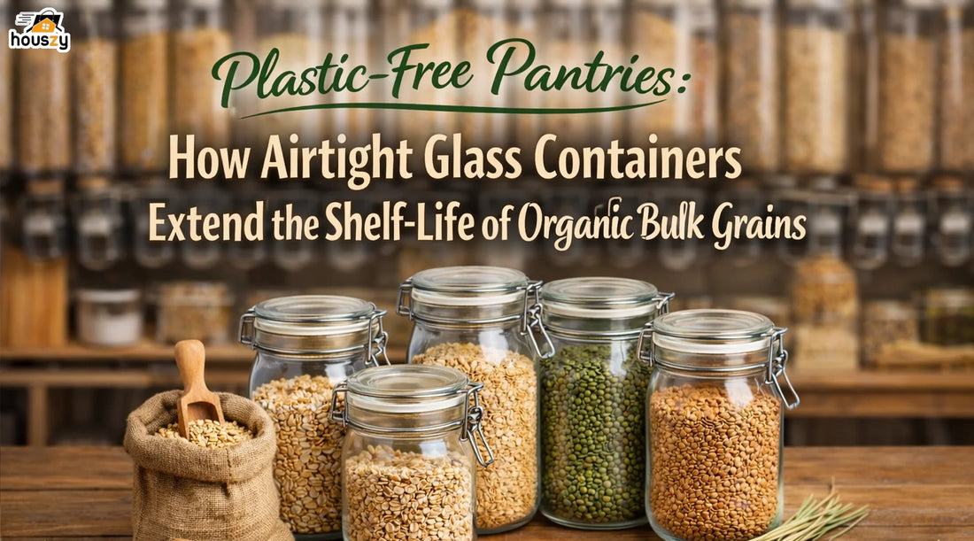 Plastic-Free Pantries: How Airtight Glass Containers Extend the Shelf-Life of Organic Bulk Grains