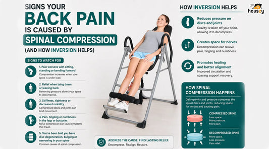6 Signs of Spinal Compression and How Inversion Therapy Provides Relief
