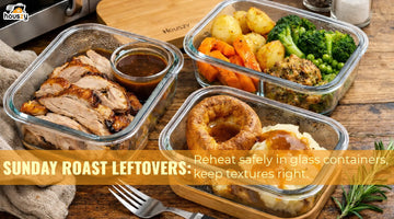 Sunday Roast Leftovers: Reheat Safely in Glass Containers and Keep Textures Right
