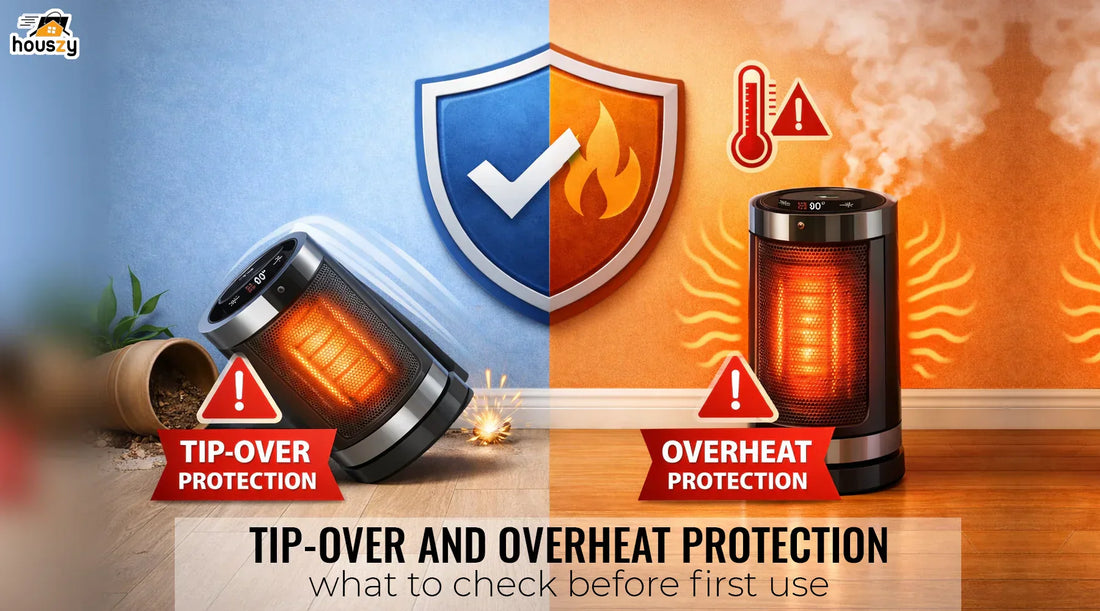Tip-Over and Overheat Protection: What to Check Before First Use
