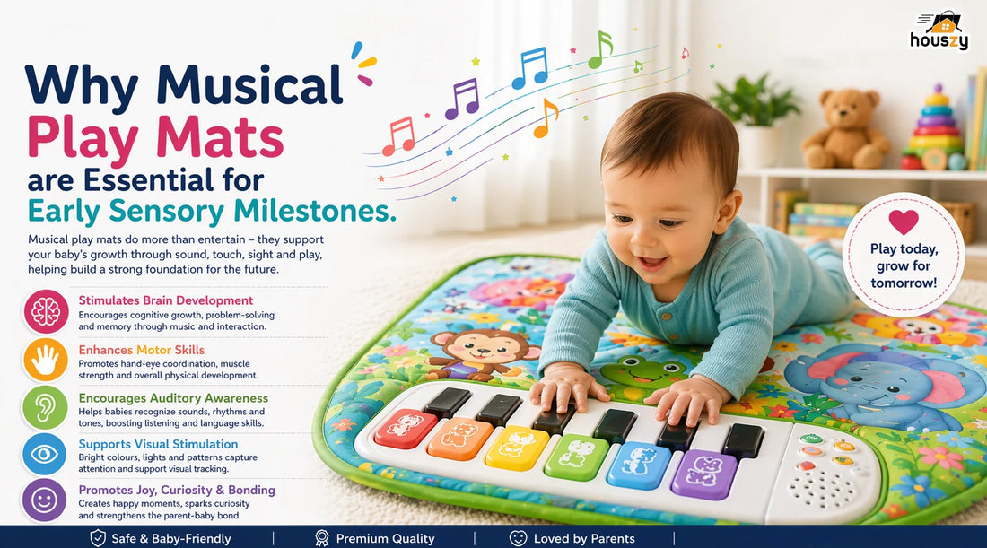 Why Musical Play Mats are Essential for Early Sensory Milestones