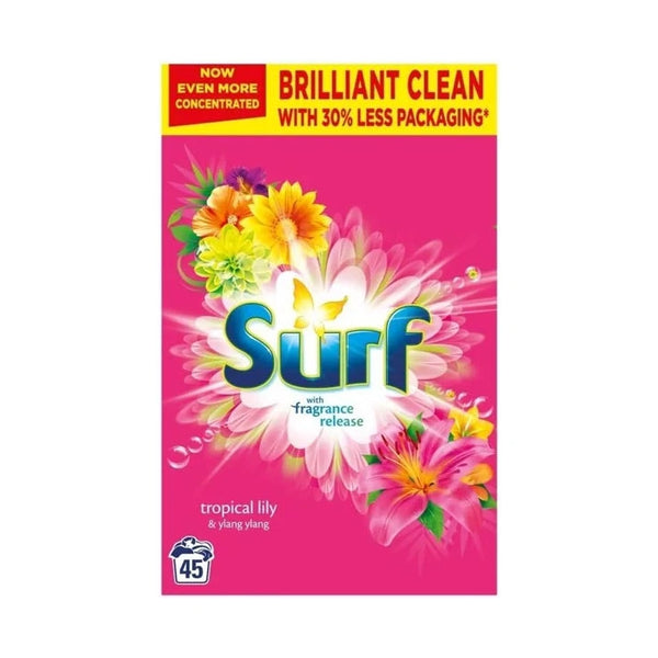 Surf Laundry Powder Tropical Lilly & Ylang-Ylang 45 Washes 2.25KG