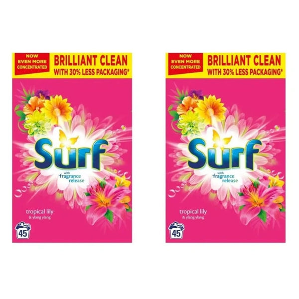 Surf Laundry Powder Tropical Lilly & Ylang-Ylang 45 Washes 2.25KG