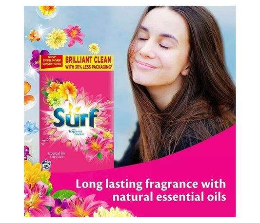 Surf Laundry Powder Tropical Lilly & Ylang-Ylang 45 Washes 2.25KG
