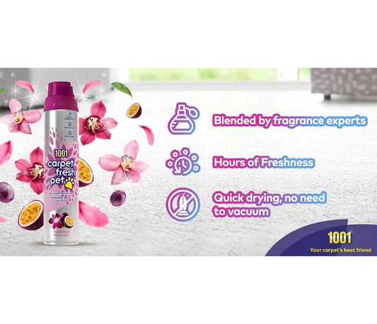 1001 Carpet Fresh Pet - Thai Orchid & Passionfruit - 300ml