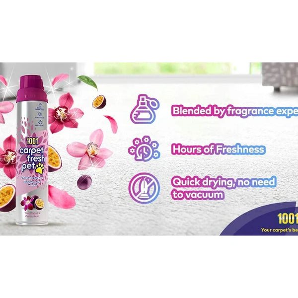 1001 Carpet Fresh Pet - Thai Orchid & Passionfruit - 300ml