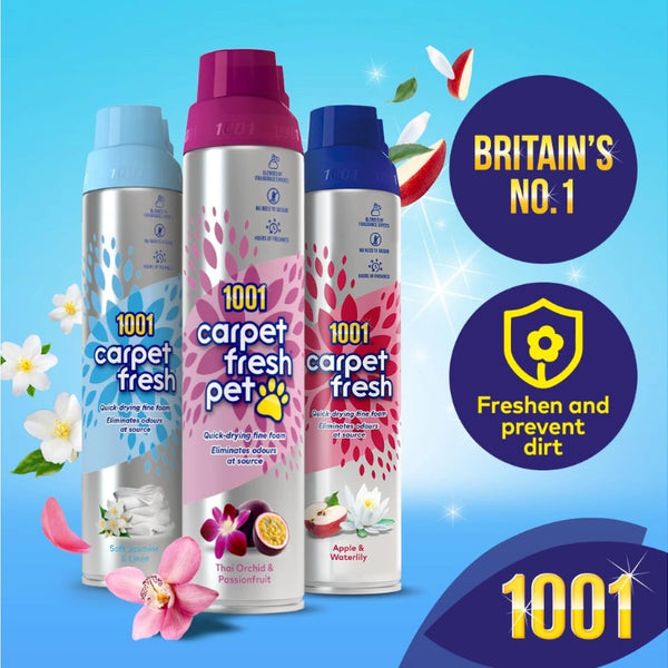 1001 Carpet Fresh Pet - Thai Orchid & Passionfruit - 300ml