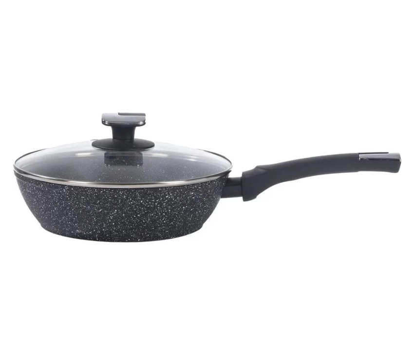 Non-Stick Deep Frying Pan With Lid-28 cm