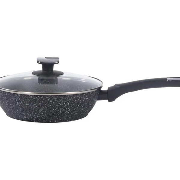 Non-Stick Deep Frying Pan With Lid-28 cm