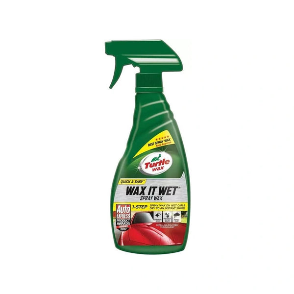 Turtle Wax - Wax It Wet Car Spray Wax 500ml - Instant Shine & Protection, Quick & Easy Application, Advanced Technology for Smooth and Slick Finish