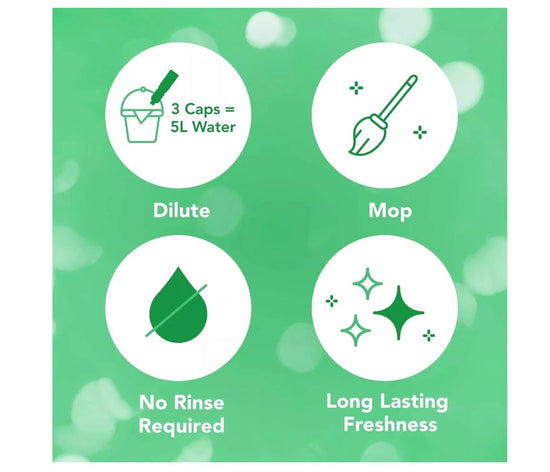 Asevi Concentrated Floor Cleaner Liquid, Hard Floor Cleaner Pet 1L