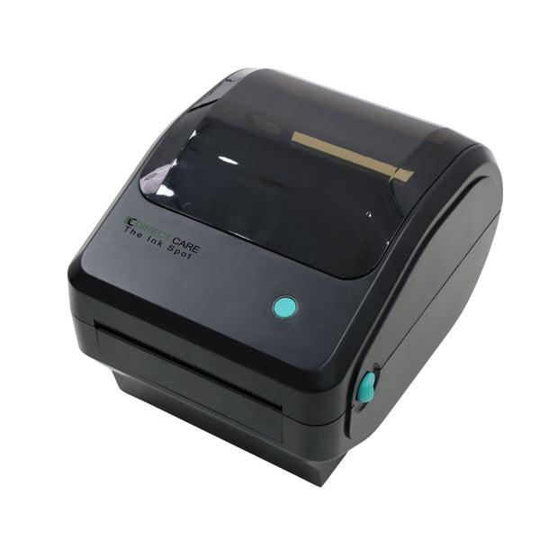 Direct Care Desktop USB & Bluetooth Barcode Printer, 203 dpi Direct Thermal, 152 mm/s, Max 108 mm Width, TSPL, Gap/Black‑Mark/Continuous, Windows/Mac/Linux/iOS/Android, 8MB RAM + 8MB Flash, CE