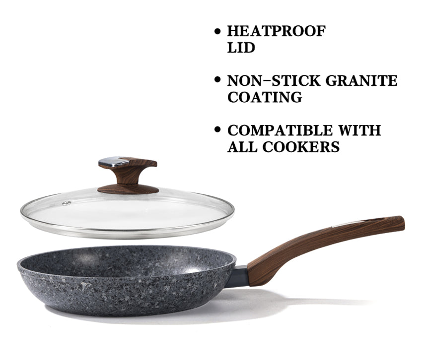 Non-Stick Frying Pan With Lid 24 cm