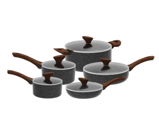Induction Hob Pots and Pans Cookware Set-10 Piece