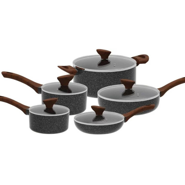 Induction Hob Pots and Pans Cookware Set-10 Piece