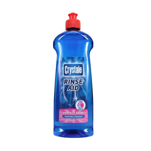 Crystale Total Action Dishwasher Rinse Aid, Streak Free Formula, 500 ml