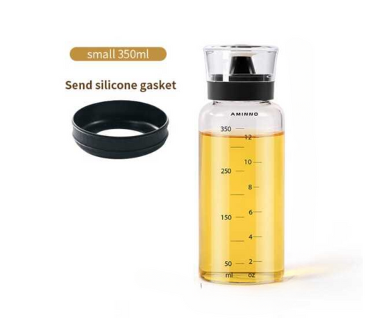 Aminno Olive Oil Dispenser Bottle, Ideal for Cooking Oil, Vinegar, Soy Sauce, Wine  350 ml