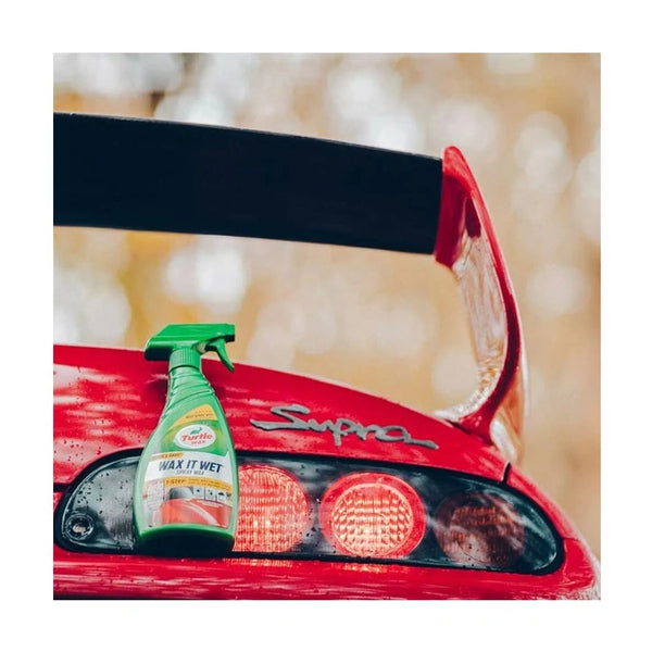 Turtle Wax - Wax It Wet Car Spray Wax 500ml - Instant Shine & Protection, Quick & Easy Application, Advanced Technology for Smooth and Slick Finish