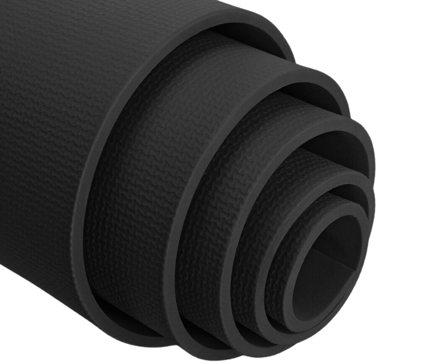 Yoga Exercise Mat with Non-Slip Bottom & Carrying Strap