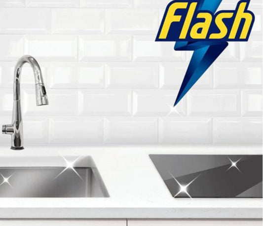 Flash Spray Wipe Done Bright Crisp Lemon Cleaning Spray - 800ml