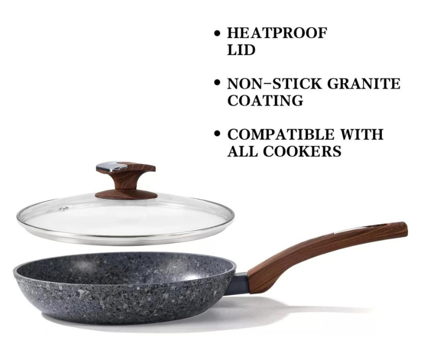 Non-Stick Frying Pan With Lid 28 cm