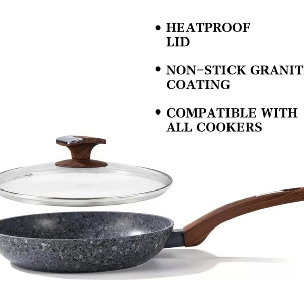 Non-Stick Frying Pan With Lid 28 cm