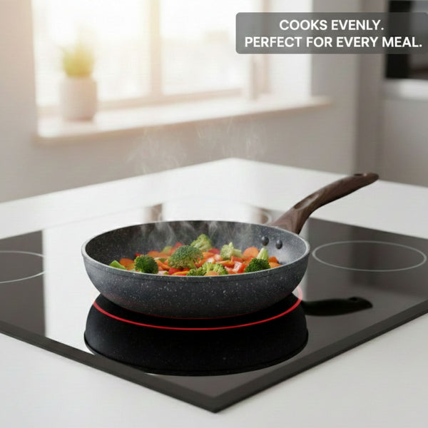 28cm Non-Stick Frying Pan | Granite Coated, Lightweight & Durable – Houszy