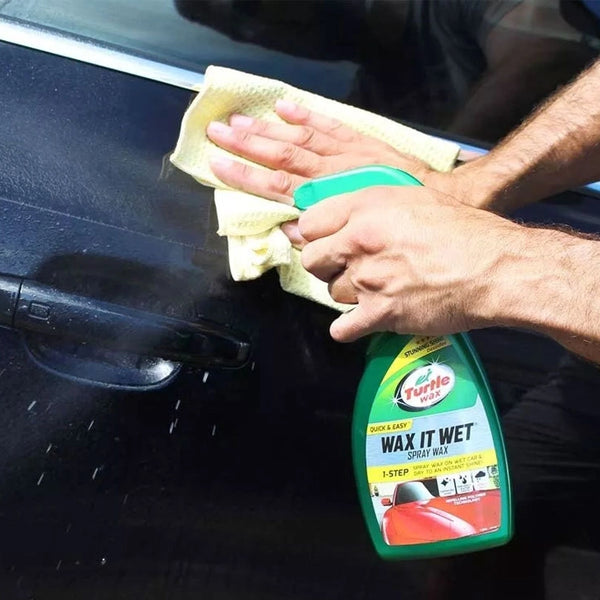 Turtle Wax - Wax It Wet Car Spray Wax 500ml - Instant Shine & Protection, Quick & Easy Application, Advanced Technology for Smooth and Slick Finish